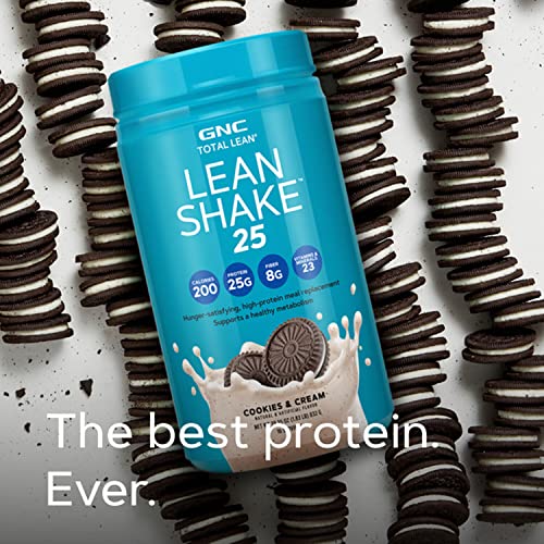 GNC Total Lean | Lean Shake 25 Protein Powder | High-Protein Meal Replacement Shake GNC