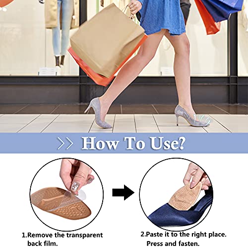 Ball of Foot Cushions, Metatarsal Pads, High Heel Inserts, Forefoot Cushions JUMPOW