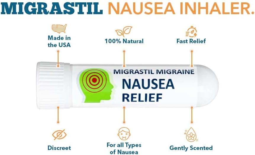 Basic Vigor Migrastil Inhaler (Pack of 2) - Pocket Size Aromatherapy Inhaler for Queasiness Basic Vigor