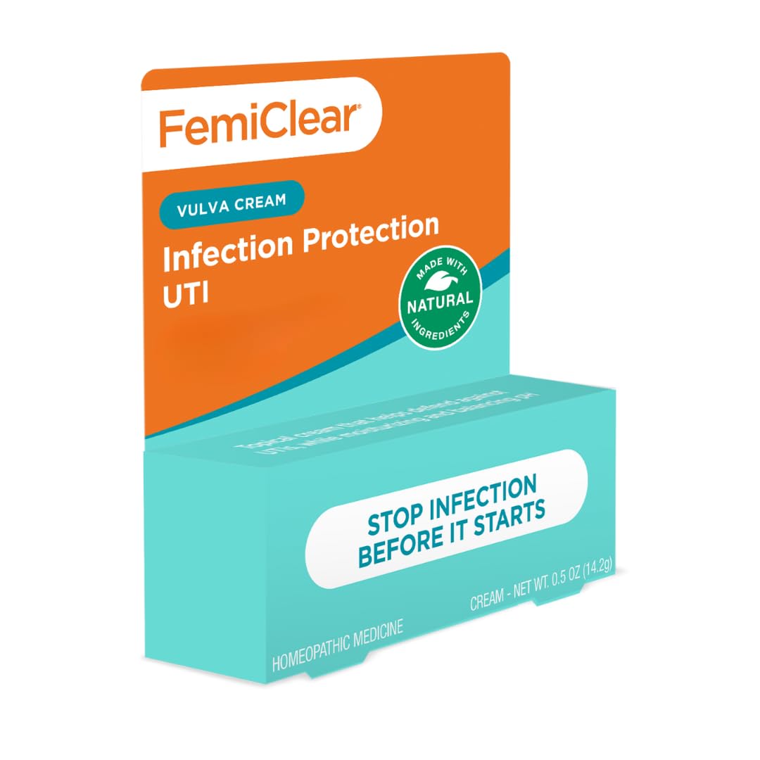 FemiClear Infection Protection Vulva Cream, Protection Against Urinary Tract Infections FemiClear