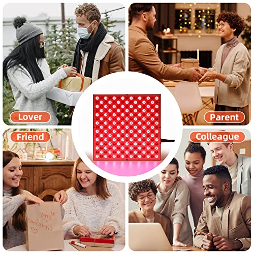 TherapSky Red Light Therapy Device 45W LED Red Infrared Light Therapy Lamp w/Remote Control and Timer therapsky