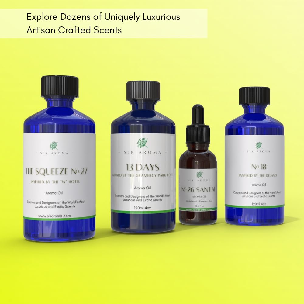 SLK Aroma - The No. 1 - Niche Blend of Essential Oils - Sandalwood, Cedarwood, Amber, Musk SLK Aroma