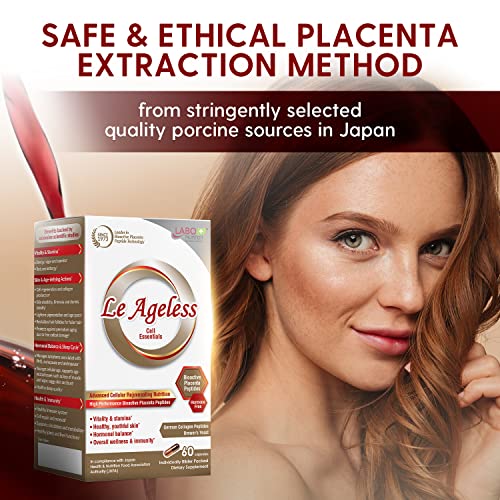 LABO Nutrition Le Ageless – Placenta Cell Rejuvenating Therapy from Japan – Enhanced with Collagen LABO Nutrition