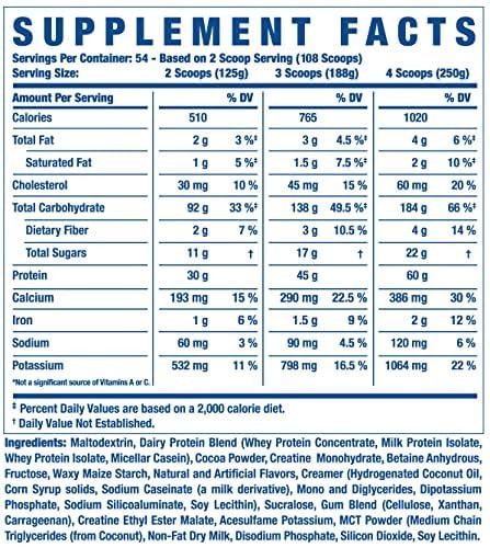 Ronnie Coleman Signature Series King Mass XL Mass Gainer Protein Powder, Muscle Gaine Ronnie Coleman Signature Series