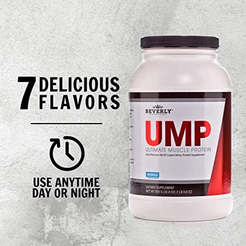Beverly International UMP Protein Powder, Chocolate. Unique Whey-Casein Ratio Builds Beverly International