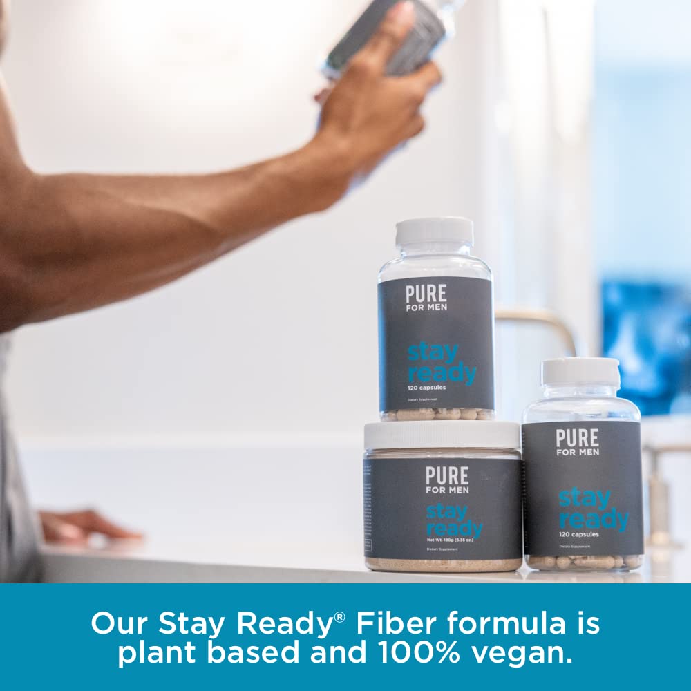Pure for Men Original Vegan Cleanliness Stay Ready Fiber Supplement Pure for Men