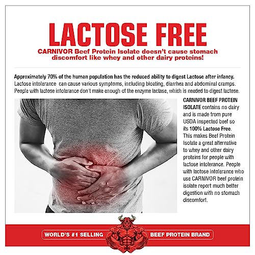 MuscleMeds Carnivor Bioengineered Beef Protein Isolate, Vanilla Caramel, 3.9 Pound MuscleMeds