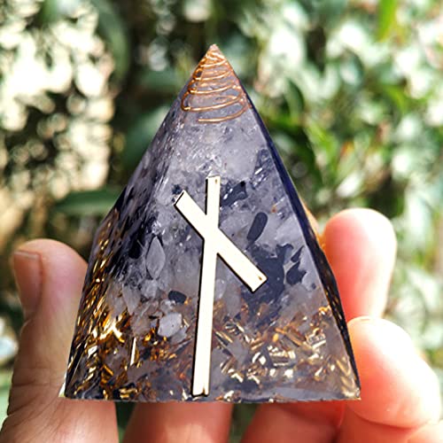 Chrikidor,Rune Pyramid，Orgone Pyramid Crystal Energy Generator Orgonite Balancing Chrikidor