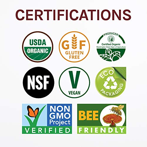 Host Defense, Lion's Mane Capsules, Promotes Mental Clarity, Focus and Memory