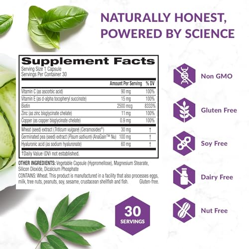 BioTrust Timeless Beauty Ceramide Booster – Hair & Skin Restoring Phytoceramides BioTrust