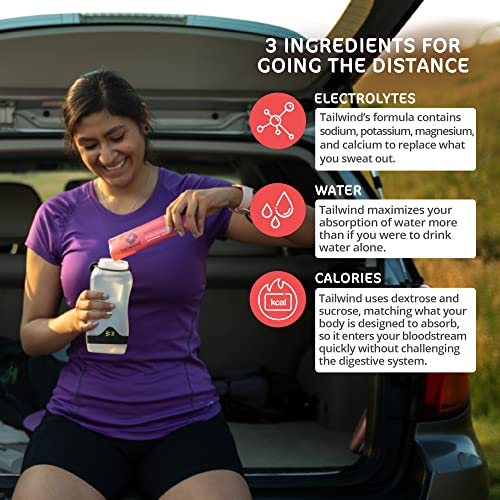Tailwind Nutrition Endurance Fuel, Caffeine Drink Mix with Electrolytes