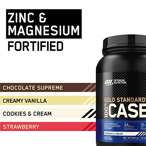 Optimum Nutrition Gold Standard 100% Casein Slow Digesting Protein Powder with Zinc Optimum Nutrition