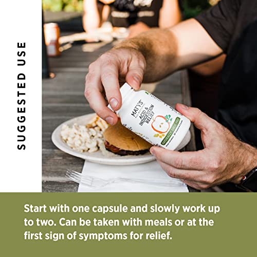 Matys Acid & Indigestion Relief Capsules, Safe Antacid Alternative for Occasional Acid Matys
