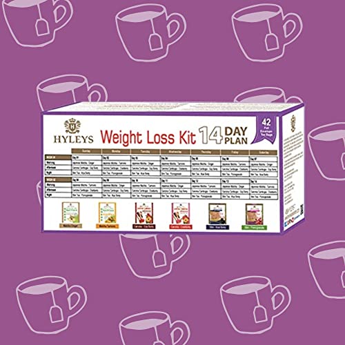Hyleys 14 Day Weight Loss Tea - 42 Tea Bags (1 Pack), Detox Tea for Cleanse HYLEYS