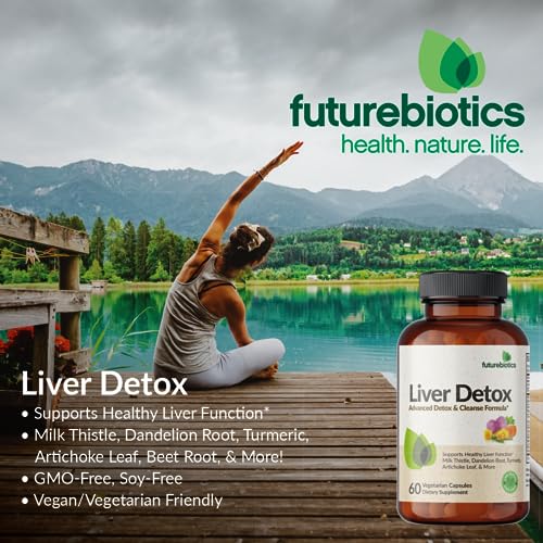 Futurebiotics Liver Detox Advanced Detox & Cleanse Formula Supports Healthy Liver Function Futurebiotics