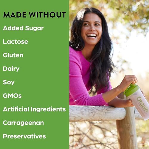 Orgain Organic Vegan Meal Replacement Protein Powder, Vanilla Bean - 20g Plant Based Orgain