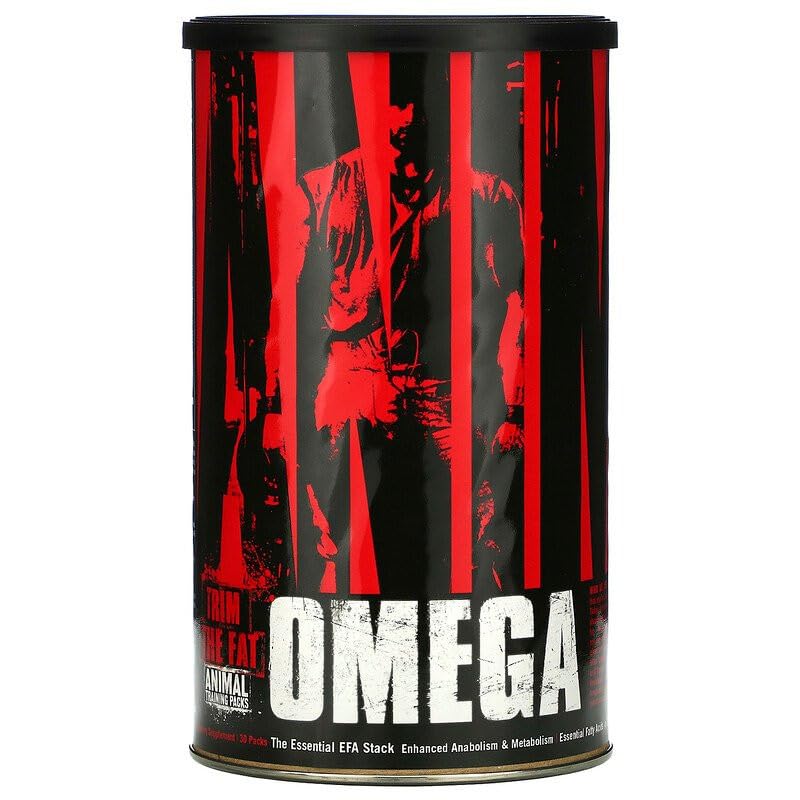 Animal Omega – Omega 3 & 6 Supplement – Fish Oil, Flaxseed Oil, Salmon Oil, Cod Liver Animal