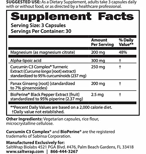 SaltWrap Mag 3D – Daytime (Non-Drowsy) Leg Cramp & Muscle Relief Support - Natural SaltWrap