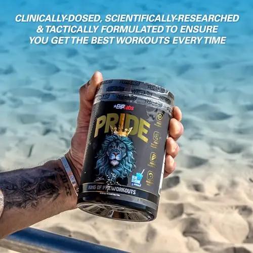 EHP Labs Pride Pre Workout Powder Energy Supplement - Sugar Free Preworkout for Men EHP Labs