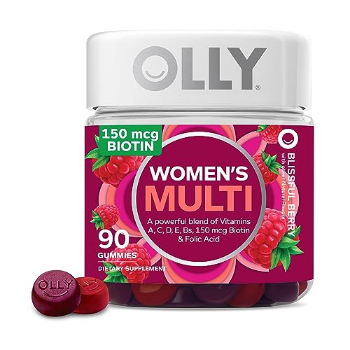 OLLY Women's Multivitamin Gummy, Overall Health and Immune Support OLLY