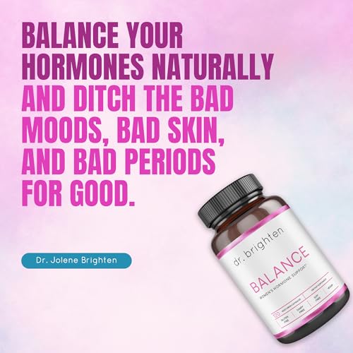 Dr. Brighten Balance - Hormone Balance for Women with Chasteberry and DIM - Targets Dr. Brighten