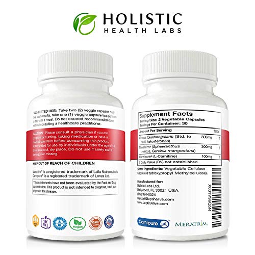 Holistic Health Labs Maximum Leptin Weight Management for Women, Extra Strength Holistic Health Labs