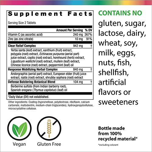 Rainbow Light Counter Attack Immune Support, Dietary Supplement Provides Immune Rainbow Light