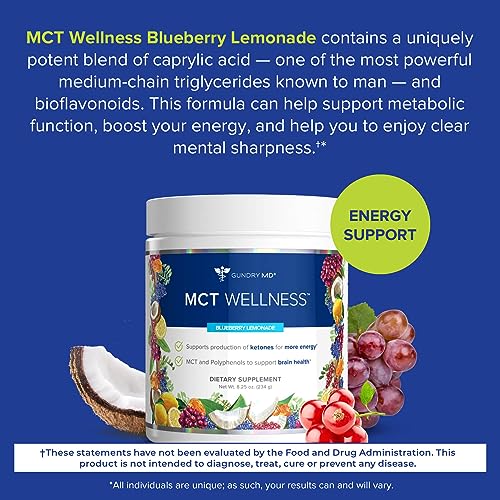 Gundry MD MCT Wellness Powder to Support Energy, Ketone Production and Brain Health Gundry MD