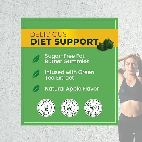 Nobi Nutrition Green Tea Fat Burner Gummies for Weight Loss | Metabolism Boost Nobi Nutrition