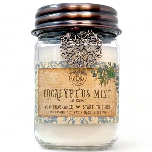 Scented Candle for Home by Way Out West Candles - Long Lasting Home Fragrance or Essential Oils