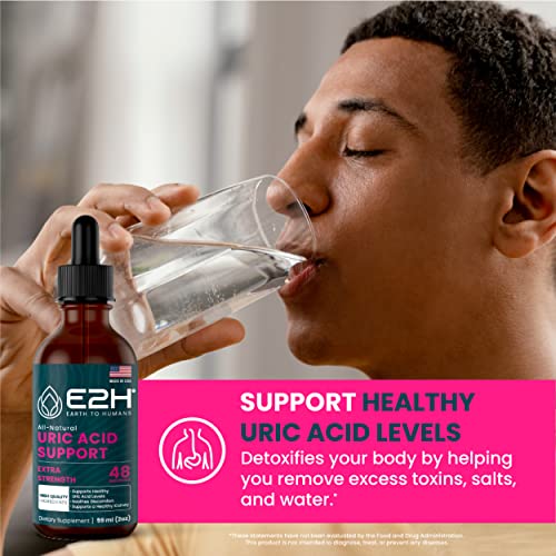 E2H Uric Acid Support Supplement - Tart Cherry and Devil’s Claw - Supports Uric Acid Health E2H EARTH TO HUMANS