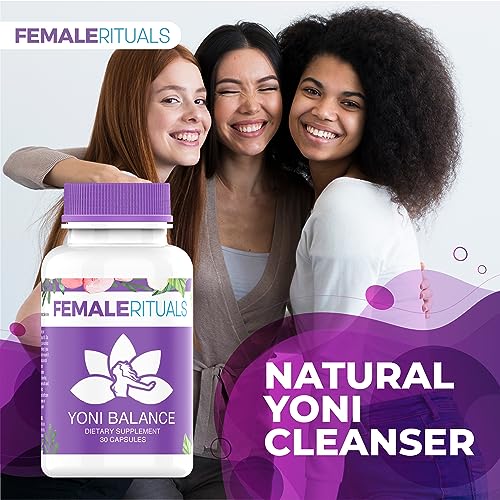 FEMALE RITUALS Yoni Balance Vaginal Tightening Pills 30 Pack - Vaginal Rejuvenation & Vagina Moisturizer FEMALE RITUALS