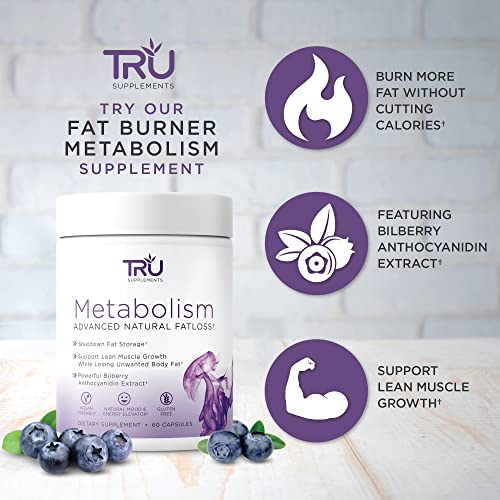 TRU Metabolism, Advanced Fat Loss, Fight Cravings, Boost Mood, No Jitters or Crash TRU Supplements