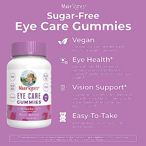 MaryRuth's Eye Care Gummies | Zeaxanthin and Lutein | 45 Day Supply MaryRuth Organics