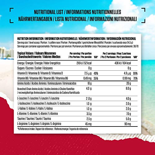 BSN Nutrition Amino X Supplement with Vitamin D, Vitamin B6 and Amino Acids, Green BSN