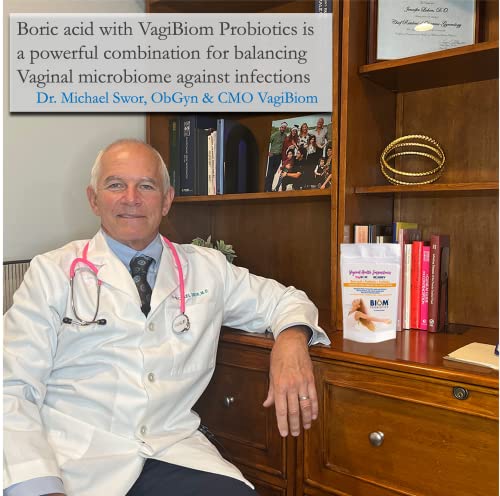 Biom Probiotics Prebiotics Boric acid Suppositories . Feminine Health Probiotic for Infections Biom Probiotics