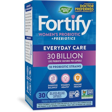 Nature's Way Fortify Probiotics for Women + Prebiotic, Digestive*, Immune*, and Vaginal Nature's Way