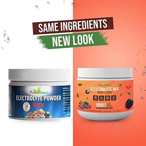 Electrolyte Powder - Refreshing Workout Recovery Electrolytes, Sugar Free, Gluten Free Pride Naturals, Inc