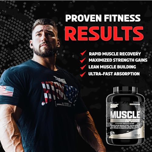 Nutrex Research Whey Protein Powder, Vanilla Muscle Infusion Whey Isolate w/EAA Nutrex Research