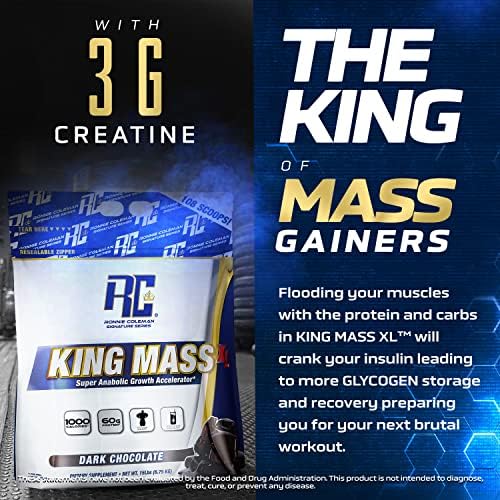 Ronnie Coleman Signature Series King Mass XL Protein Powder, Weight and Muscle Gainer Ronnie Coleman Signature Series