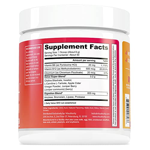 Detox Cleanse for Weight Loss and Belly Fat - Anti Bloat and Digestive Health Clean Gut Vitauthority