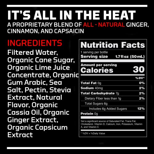 HOTSHOT Sports Shot Muscle Cramp Relief, All Natural Liquid Sports Drink, Scientifically HOTSHOT