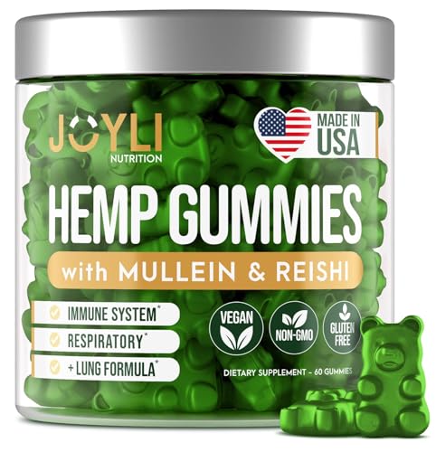 JOYLI Hemp Gummies - Natural Lung Cleanse with Mullein Leaf & Reishi JOYLI Nutrition