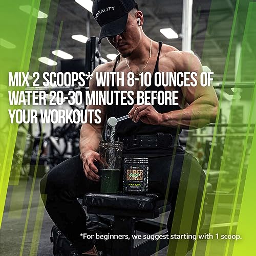 ALPHA LION Superhuman Pump Pre Workout Powder, Nootropic Caffeine & Stim Free ALPHA LION