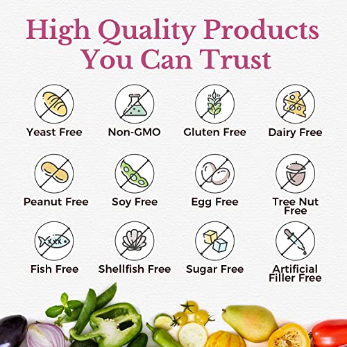 VITALITOWN Women's Probiotics 120 Billion CFUs 1 Daily, 30 Strains, with Prebiotics VITALITOWN