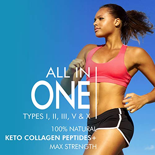 Slim Heat Multi Collagen Complex - Type I, II, III, V, X - Healthy Hair, Nails and Joints Slim Heat