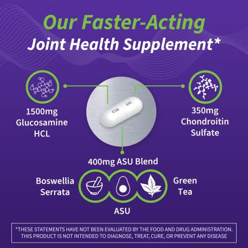 Cosamin ASU Joint Health Supplement – Advanced, Faster-Acting Formula, 90 Capsules Nutramax Laboratories