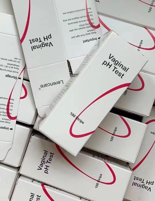 Vaginal pH Test -100 Strips BV Test Kit at Home for Women Feminine pH Test, Value Pack Monitor