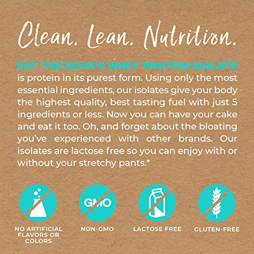 Eat the Bear Whey Protein Isolate Protein Powder 2 lbs (Chocolate) Eat The Bear