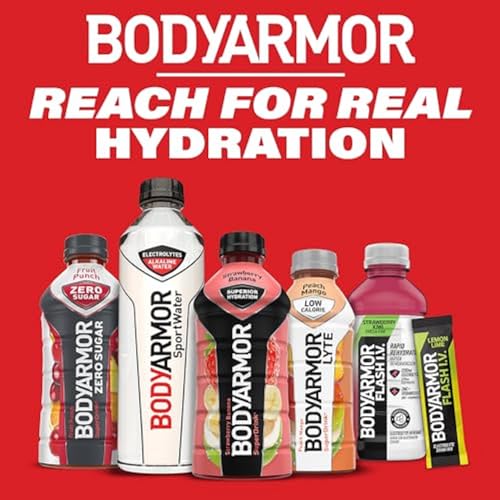 BODYARMOR LYTE Sports Drink Low-Calorie Sports Beverage, Berry Punch, Coconut BODYARMOR
